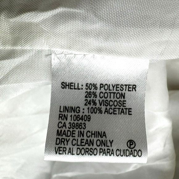 ANTONIO MELANI Size 10 Midi Dress Silver Black Metallic Career Cocktail Modern - Picture 4 of 7